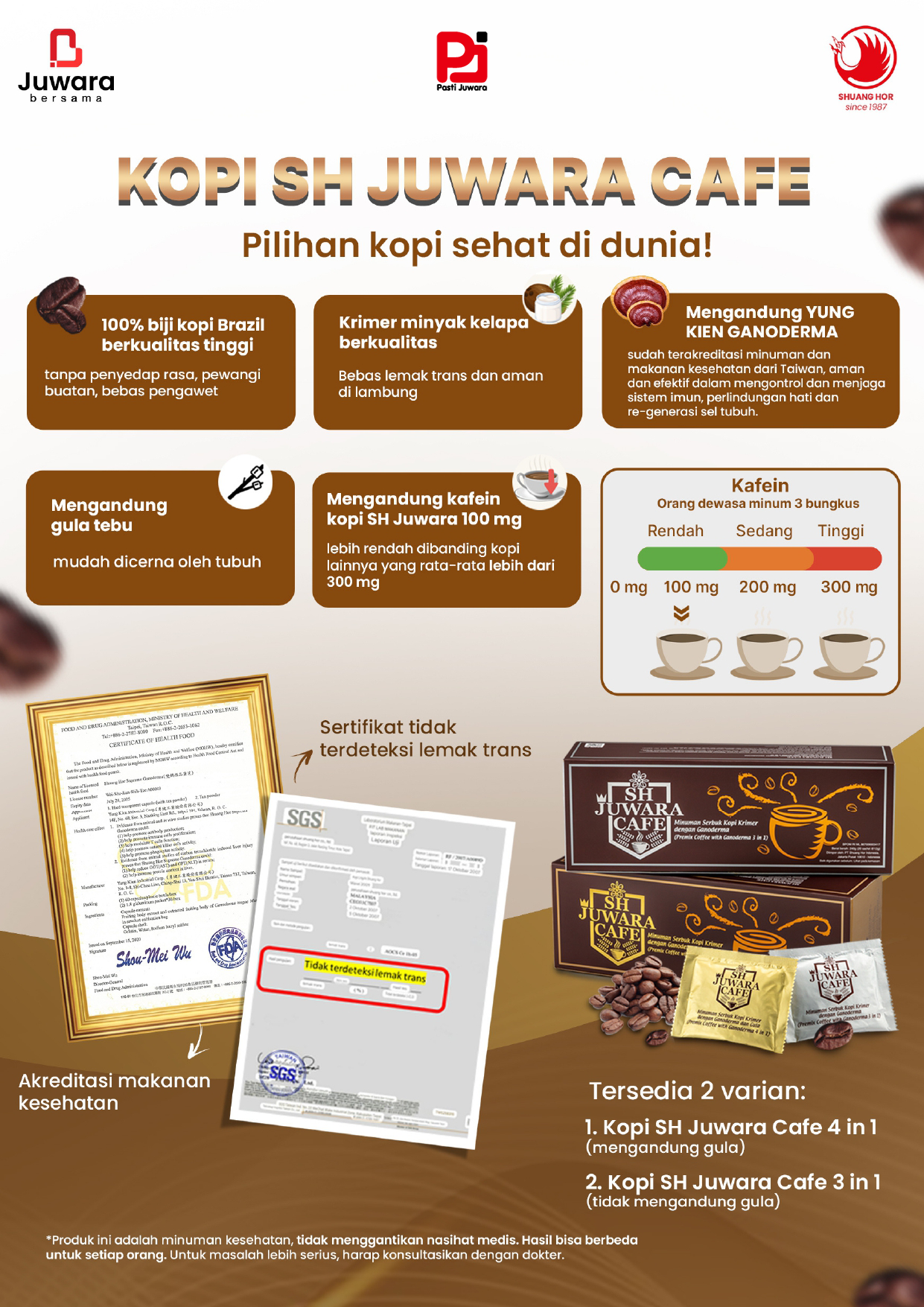 Infografis Keunggulan Kopi Juwara
